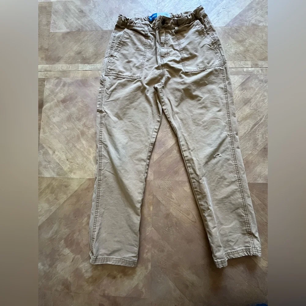 Old Navy Tan Distressed Utility Pants – Kids 18